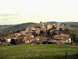 Skyline of Castellina in Chianti