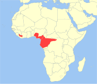 Cercopithecus nictitans distribution.svg