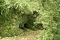 Höhle unterhalb des Château de Montgriffon