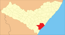 Coruripe – Mappa