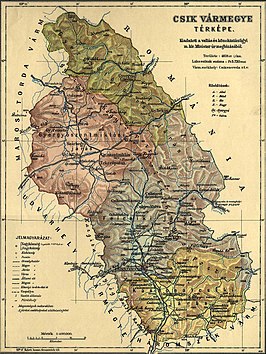 kaart uit ca. 1890