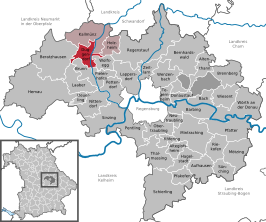 Kaart van Duggendorf