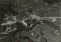 Bahnhof und Dorfteil Trempel in einem Luftbild von Walter Mittelholzer zwischen 1918 und 1937