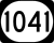 Kentucky Route 1041 marker