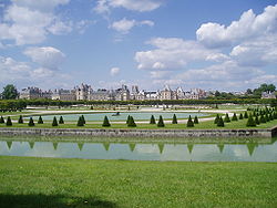 Veduta di Fontainebleau