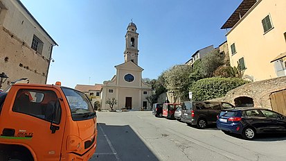 Gêxa paruchiale dedicâ aa Santìscima Nunsiâ, culucâ intu burgu de Bastia [2]