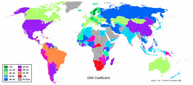 File:Gini Coefficient World CIA Report 2009-1.png