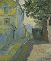 Gustave Caillebotte, Rue Mont-Cenis, Montmartre, 1880, collection particulière.