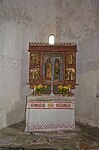 Det medeltida altaret och altarskåpet
