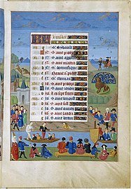 Heures d'Adélaïde de Savoie. Mois de juillet, f° 7.