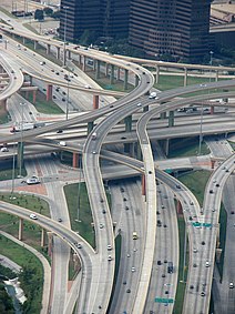 High Five Interchange in Dallas.