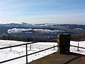 Rhön: Blick vom Buchschirmberg auf Hilders