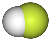 Hydrogen fluoride molecule