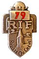 Insigne du 79e RIF.