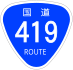 National Route 419 shield