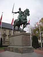 Statue équestre de Jeanne d'Arc (Paul Dubois, Reims)