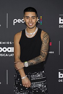 Leyes in the Billboard Latin Music Awards, 2022.