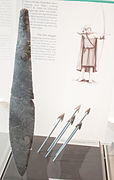 Nagyméretű, ceremoniális célokra használt dísztőr kovakőből (i. e. 2350–2000 között)