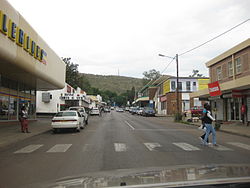 Lobatse se stadskern.