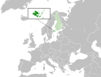 Localisation d'Åland en Finlande et Europe.svg