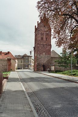 Berliner Tor i Münchebergs medeltida stadsmur.