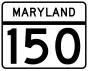 Maryland Route 150 marker