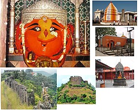 Temples and forts in Mahur, Nanded district