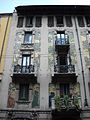 Casa Galimberti, façade sur via Malpighi