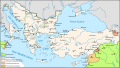 Byzantine Empire (286/395–1453 AD) at the death of Basil II in 1025 AD.