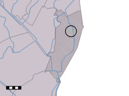 Kaart van Wollinghuizen