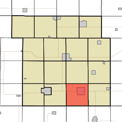 Vị trí trong Quận Calhoun, Iowa