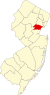 Mapon de Nov-Ĵerzejo elstariganta Union County.svg