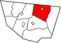 Mapo de Sullivan County Pennsylvania Highlighting Cherry Township.png