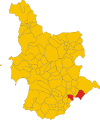 Collocatio finium Municipii in Provincia Arborensi.