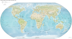 A map of the world Map of the world by the US Gov as of 2016.svg