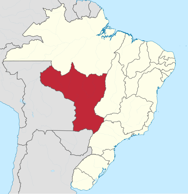 Localização de Mato Grosso