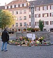 Memorial for victims of plane crash, July 1, 2002