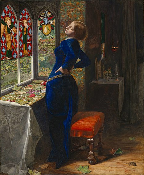 http://upload.wikimedia.org/wikipedia/commons/thumb/5/59/Millais_-_Mariana.jpg/467px-Millais_-_Mariana.jpg