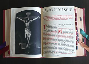 1962 edition of the Missale Romanum Missale romanum1962.JPG