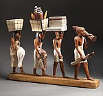 Processione di portatori di offerte dalla TT280 (Metropolitan Museum, scavi del 1920, cat. MET DP344084)