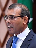 Mohamed Nasheed in 2021