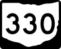 State Route 330 marker