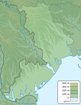 Єрмаков острів. Карта розташування: Одеська область
