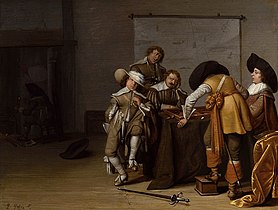 Żołnierze grający w tryktraka w wartowni, ok. 1630, Staatliches Museum Schwerin