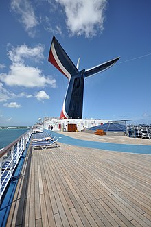 Le pont sun du carnival Valor