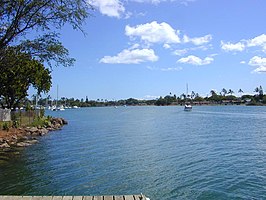 Puuloa Lagoon in Iroquois Point