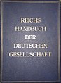 Reichshandbuch der deutschen Gesellschaft