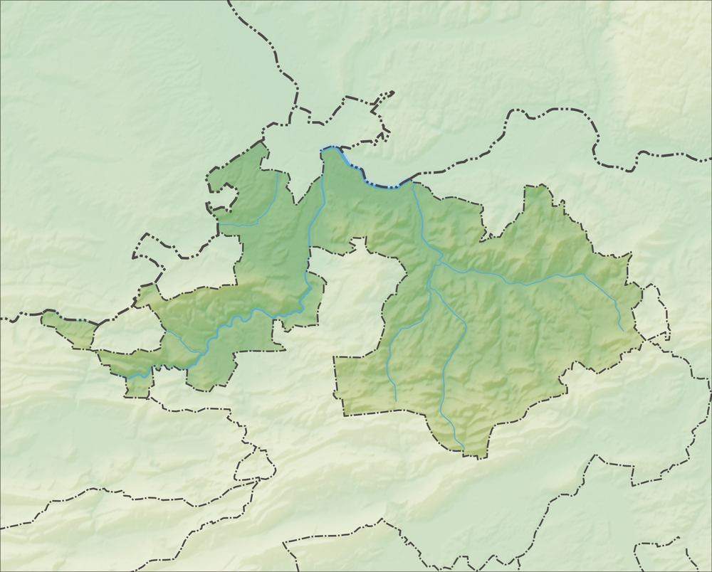 Positionskarte Burgen und Schlösser im Kanton Basel-Landschaft (Kanton Basel-Landschaft)