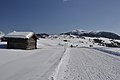 Blick von der Rodenecker und Lüsner Alm zum Astjoch