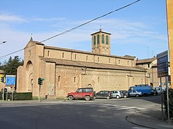 Romanikong katedral ng San Cesario sul Panaro.